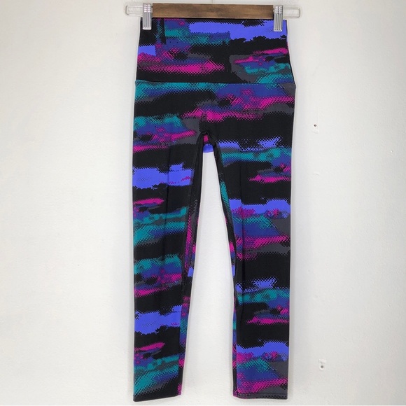 K-DEER Pants - K Deer Multicolor Y2K Print Capri Leggings